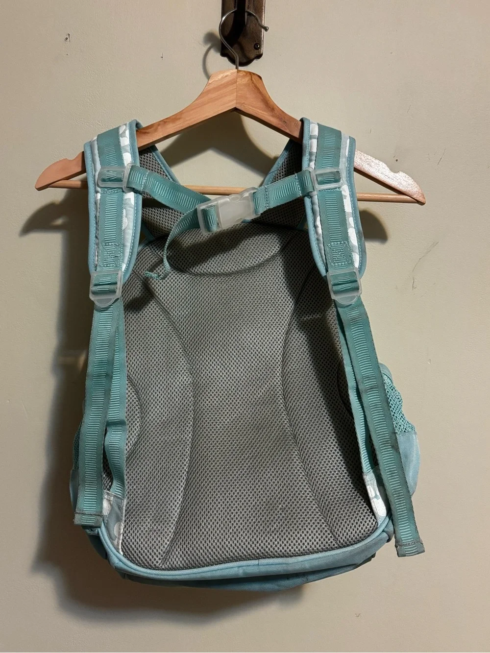 Mackenzie Aqua Cheetah Glitter Backpack